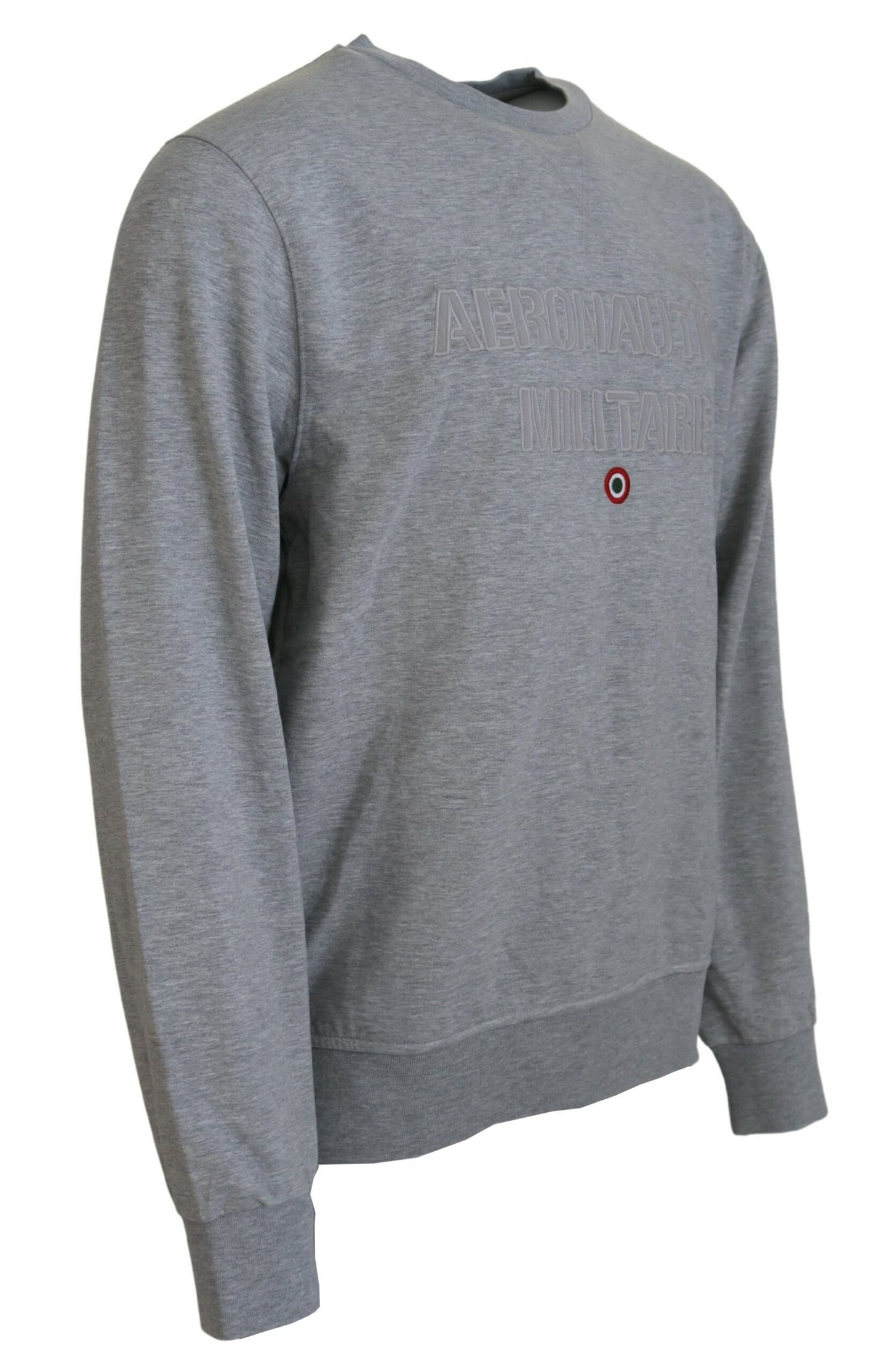 Gray Men Pullover Sweatshirt Sweater-Aeronautica Militare-LabelTerrace.com