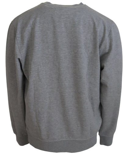 Gray Men Pullover Sweatshirt Sweater-Aeronautica Militare-LabelTerrace.com