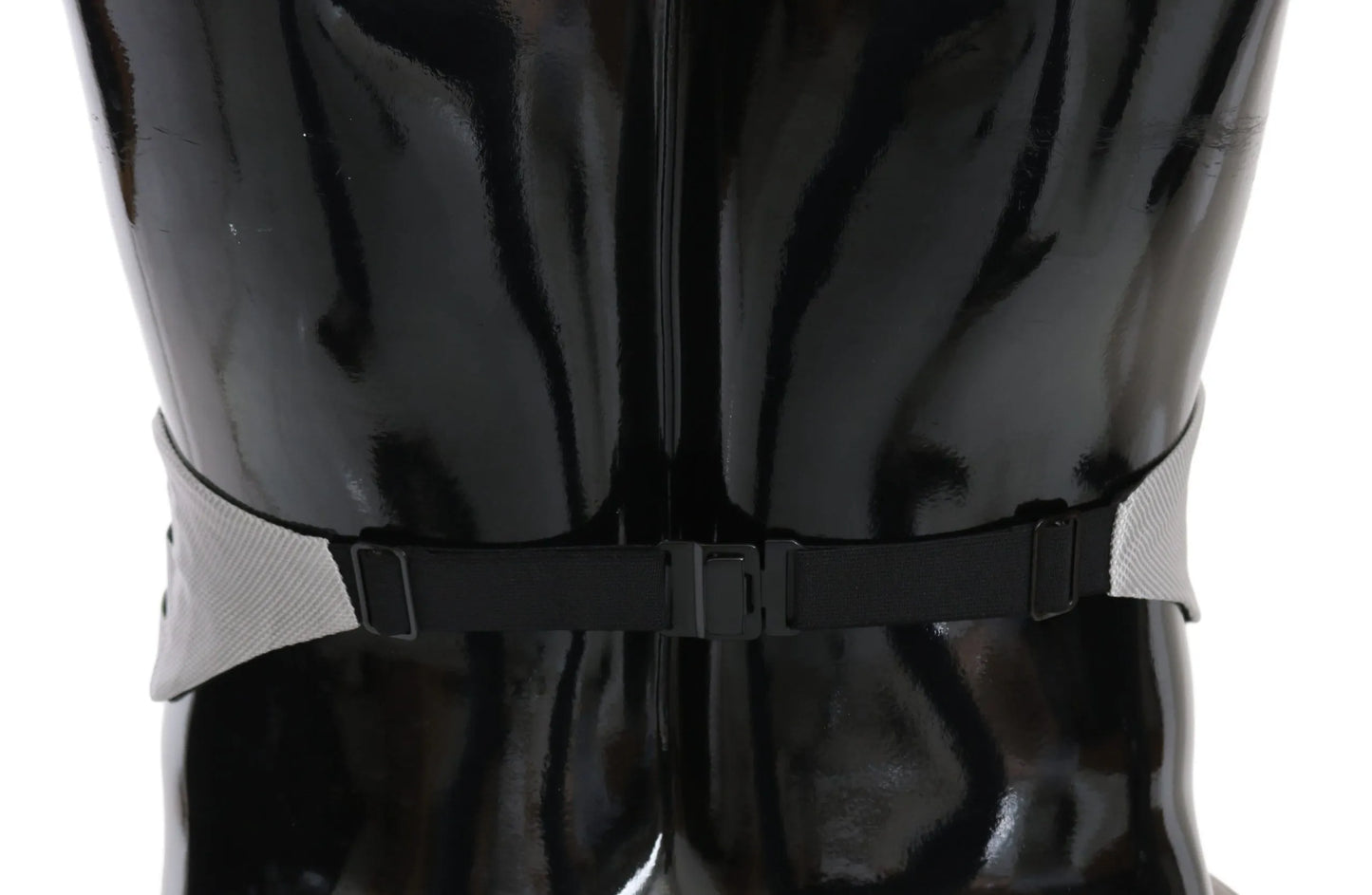 Gray Men Waist Belt 100% Silk Cummerbund-Dolce & Gabbana-LabelTerrace.com