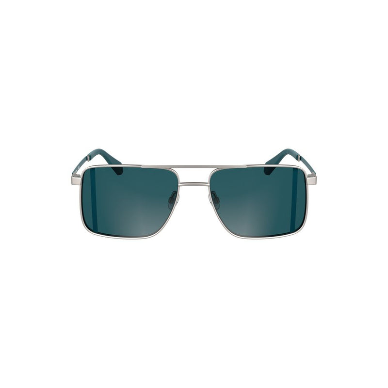 Gray Metal Men Sunglass