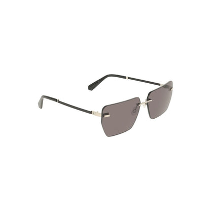 Gray Metal Men Sunglasses