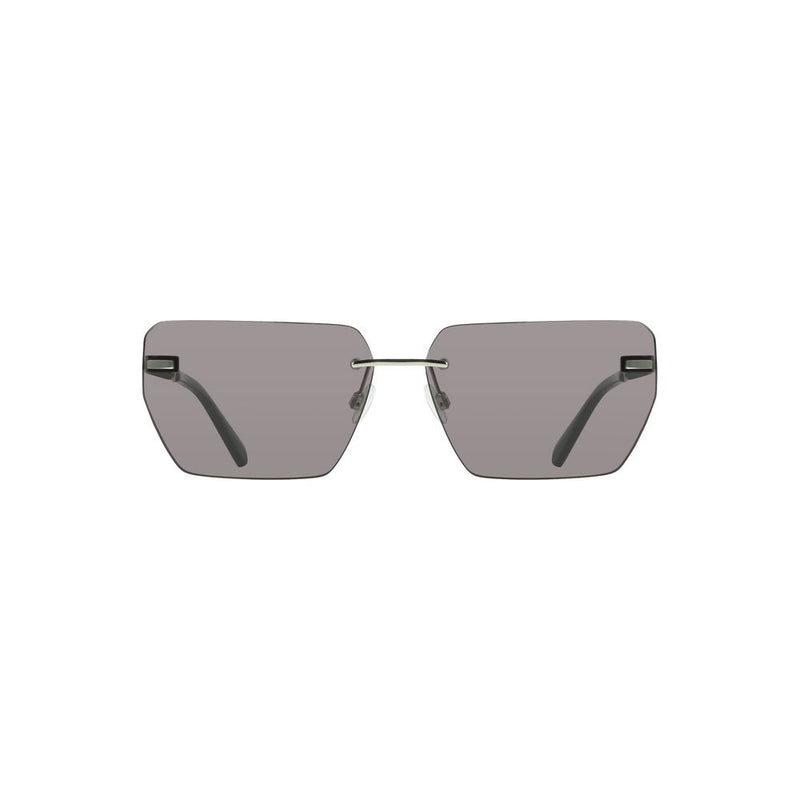 Gray Metal Men Sunglasses