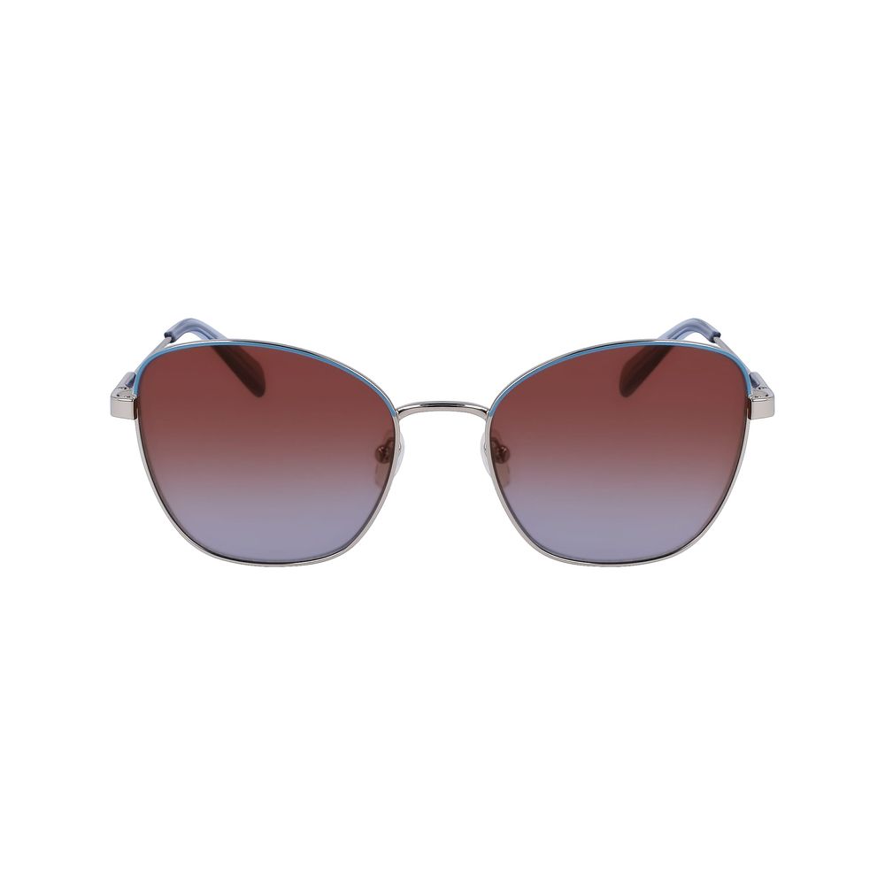 Gray Metal Sunglasses-Longchamp-LabelTerrace.com