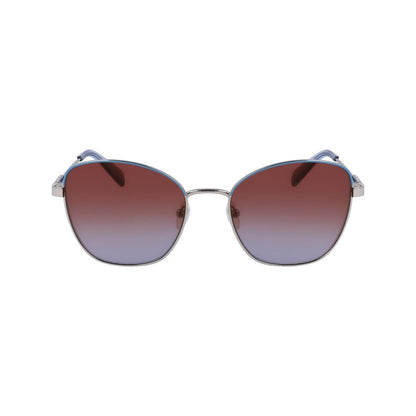 Gray Metal Sunglasses-Longchamp-LabelTerrace.com