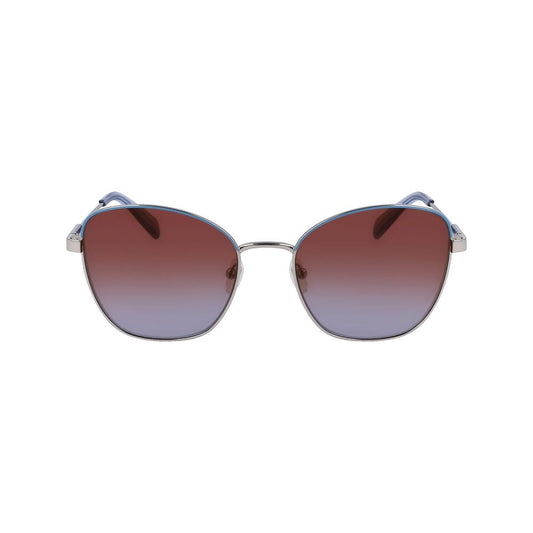 Gray Metal Sunglasses-Longchamp-LabelTerrace.com