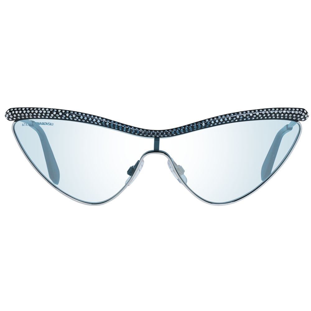 Gray Metal Sunglasses-Atelier Swarovski-LabelTerrace.com