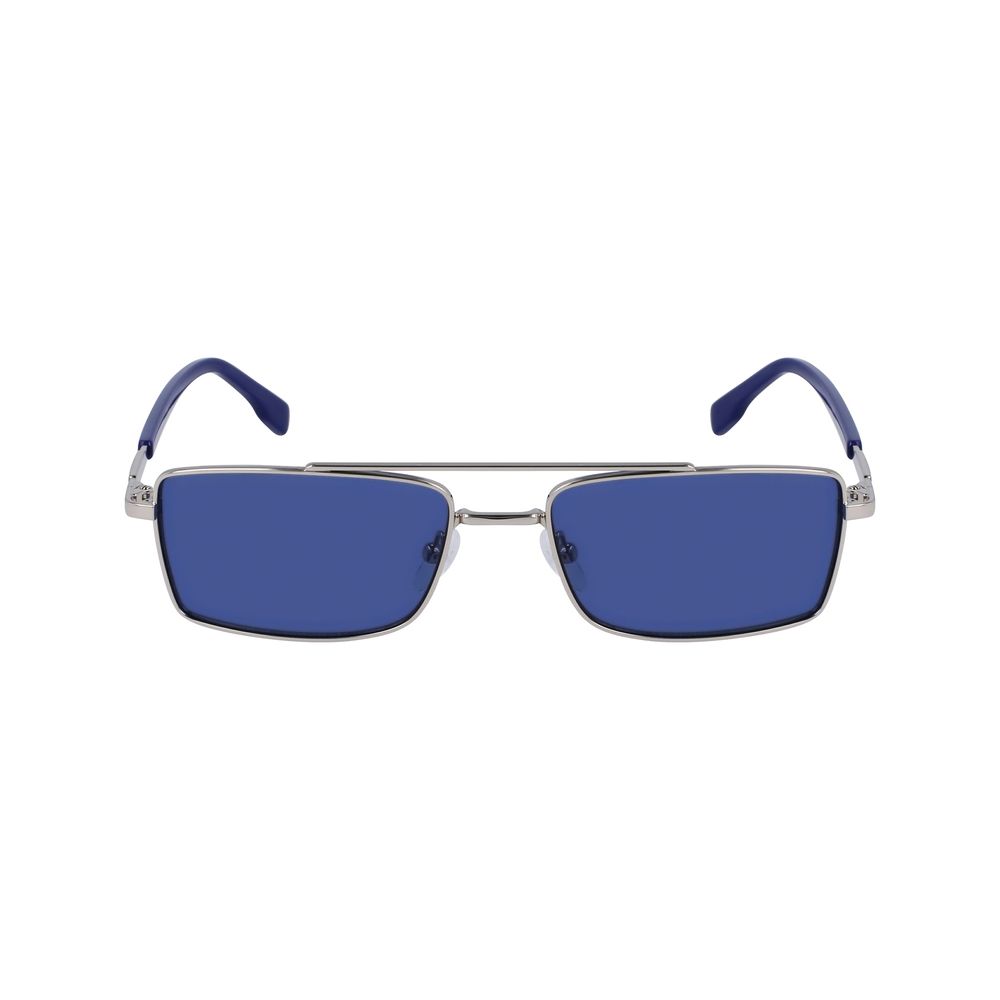 Gray Metal Sunglasses-Karl Lagerfeld-LabelTerrace.com