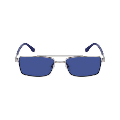 Gray Metal Sunglasses-Karl Lagerfeld-LabelTerrace.com