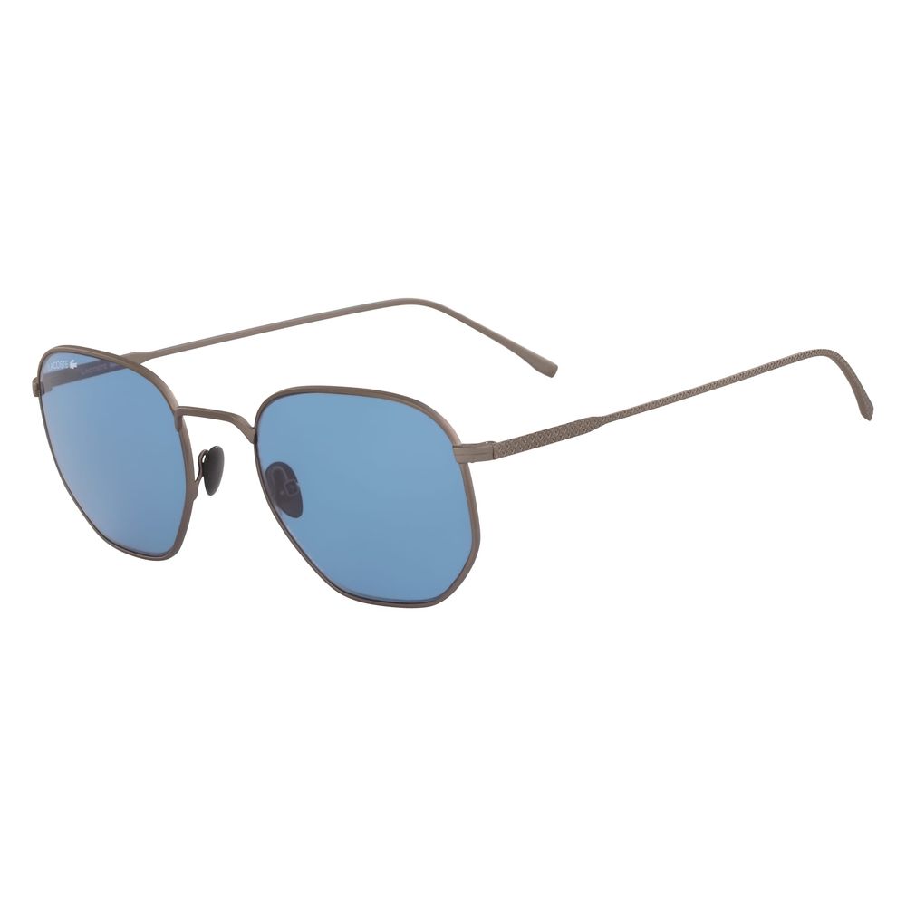Gray Metal Sunglasses-Lacoste-LabelTerrace.com