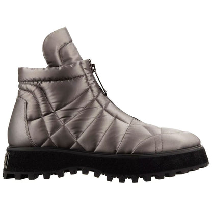 Gray Nylon Men Boot-Dolce & Gabbana-LabelTerrace.com