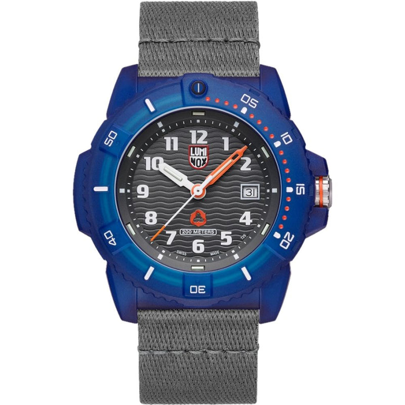 Gray Nylon Watch-Luminox-LabelTerrace.com