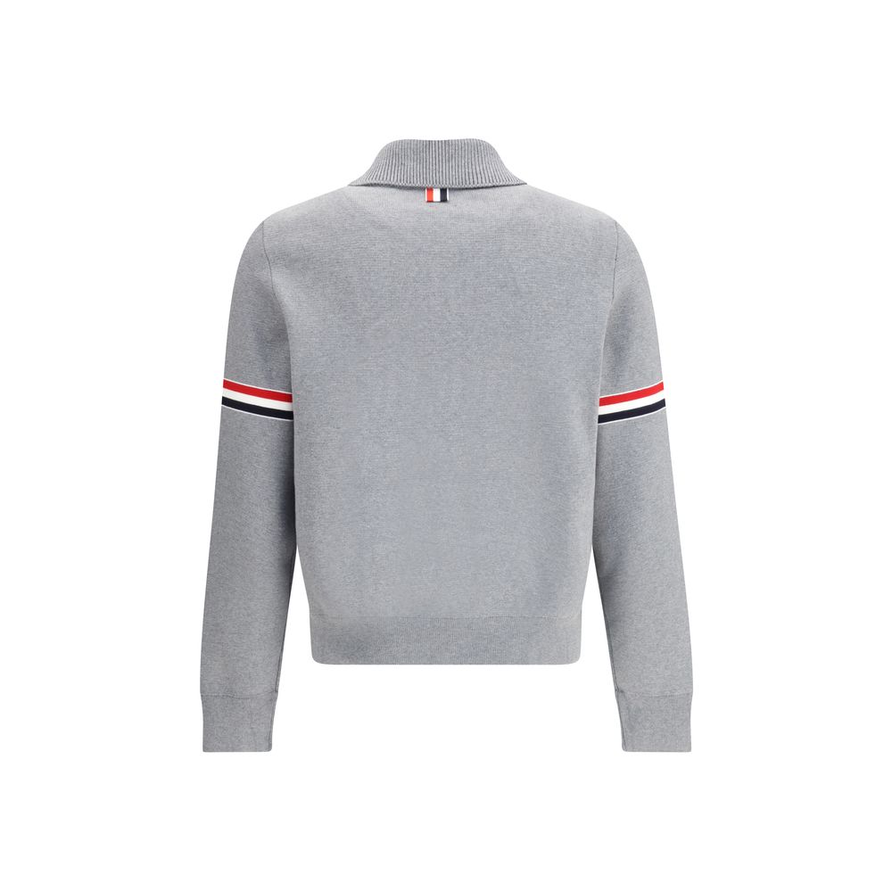Gray Nylon Sweatshirt