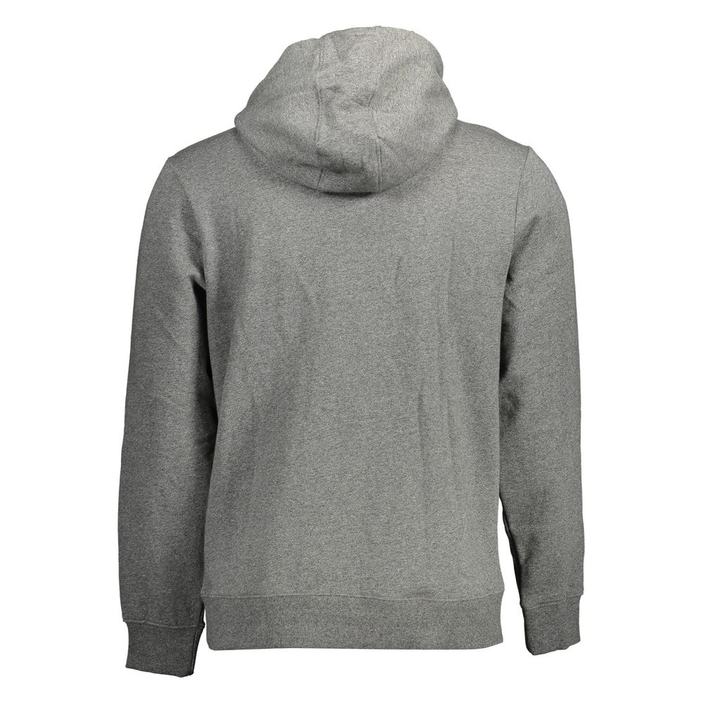 Gray Organic Cotton Men Sweater-Guess Jeans-LabelTerrace.com