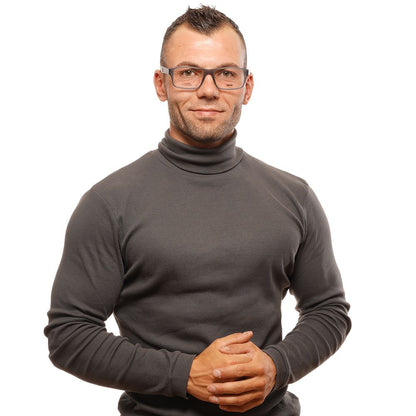 Gray Men Glasses Frame