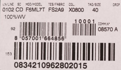 Gray Polka Dotted Sheath Wool Dress-Dolce & Gabbana-LabelTerrace.com