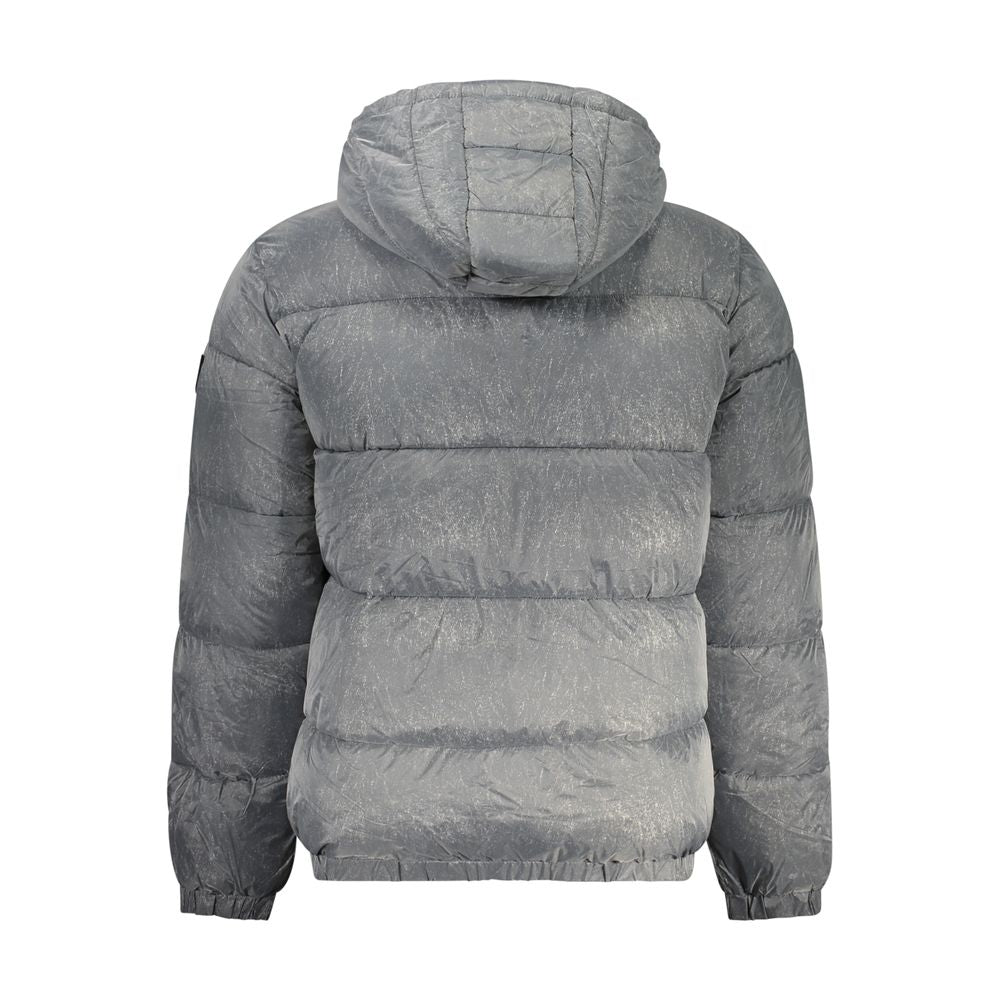Gray Polyamide Jacket-Guess Jeans-LabelTerrace.com