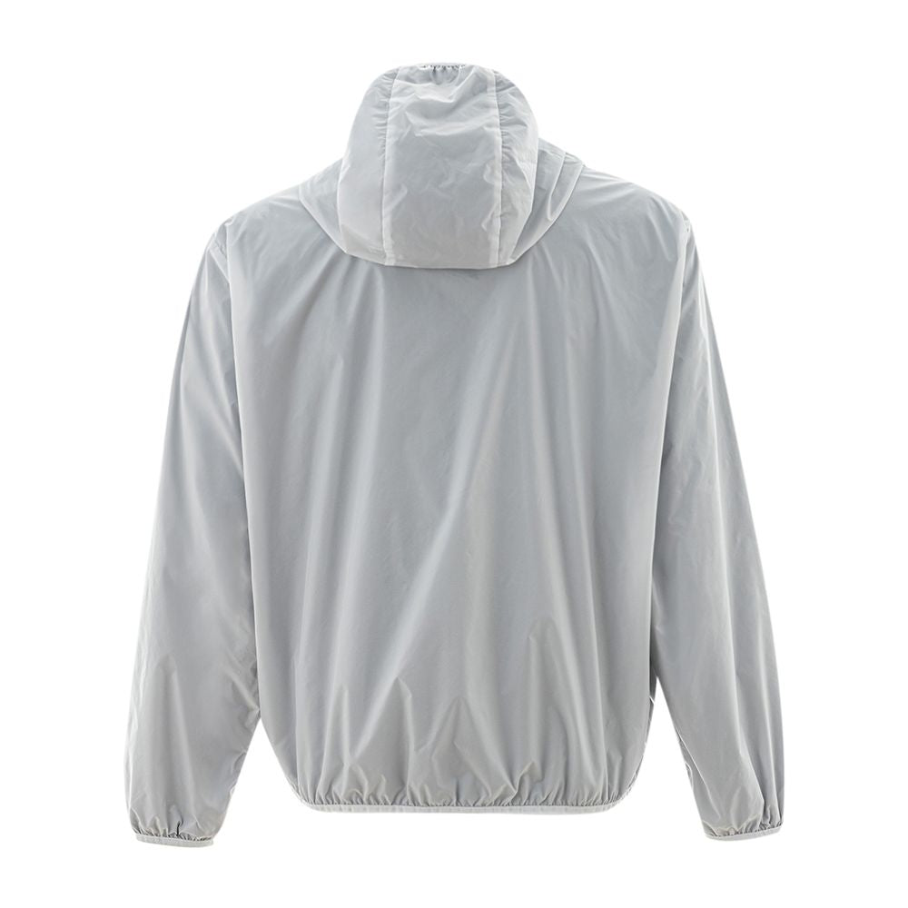 Gray Polyamide Shell Jacket-Invicta-LabelTerrace.com