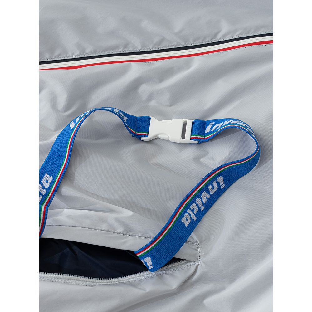 Gray Polyamide Shell Jacket-Invicta-LabelTerrace.com