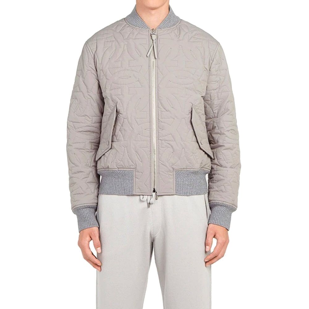 Quilted Bomber Jacket-Salvatore Ferragamo-LabelTerrace.com