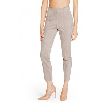 Gray Polyester Leggings