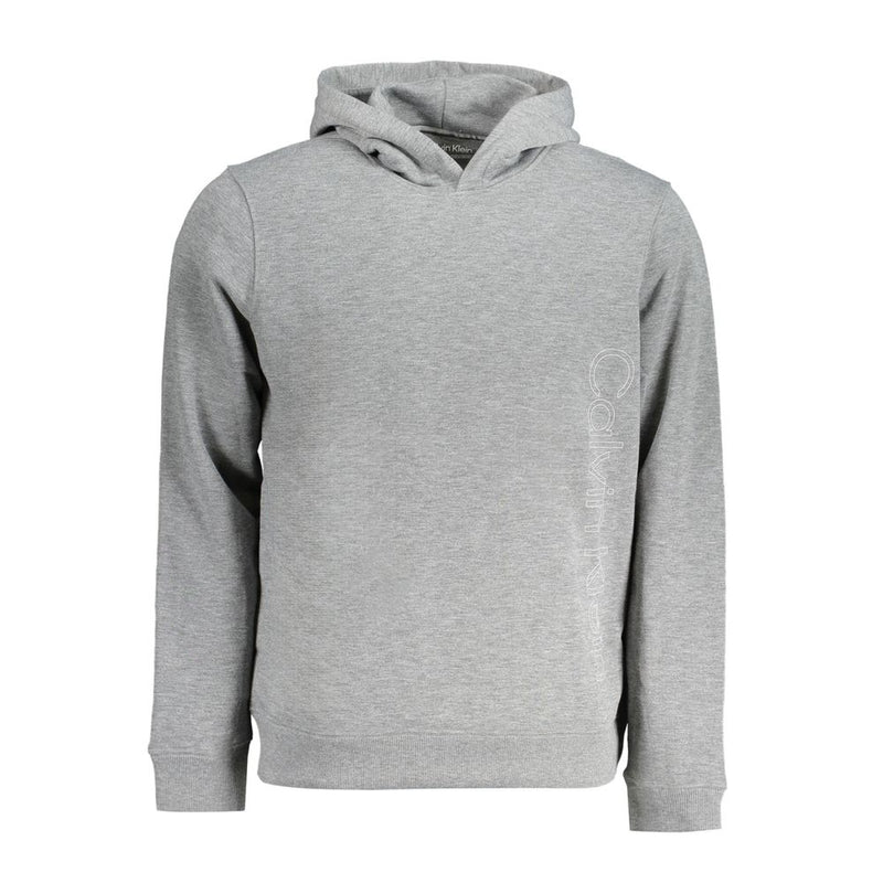 Gray Polyester Men Sweater