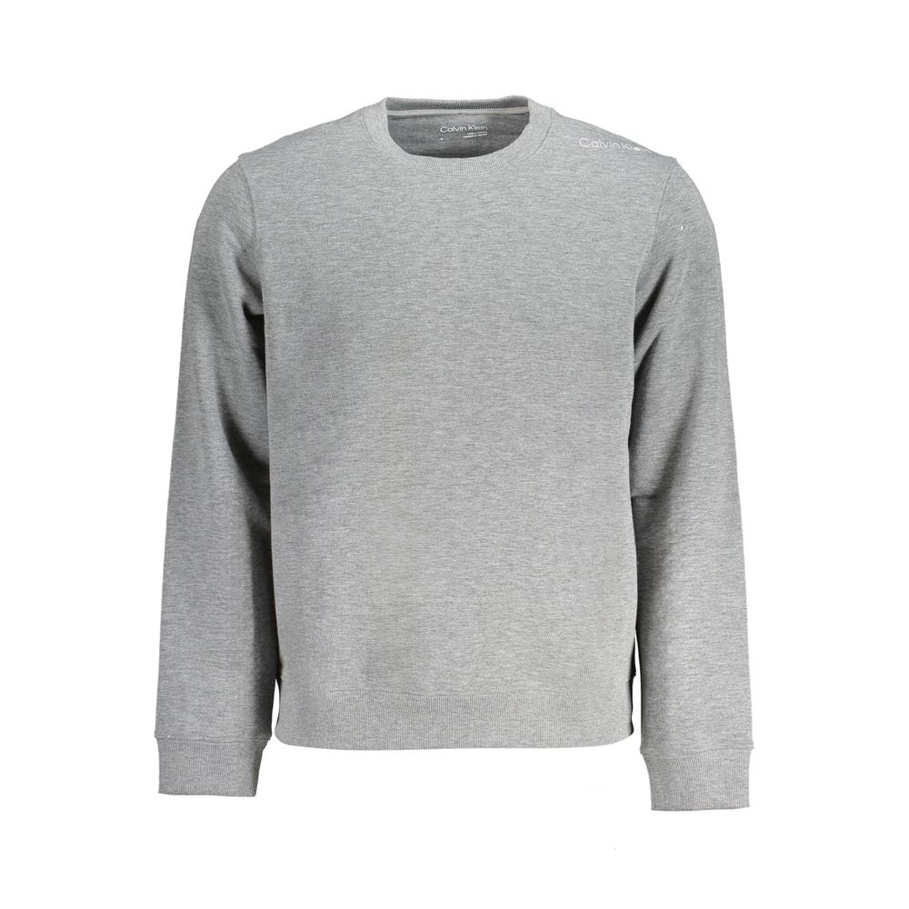 Gray Polyester Men Sweater-Calvin Klein-LabelTerrace.com