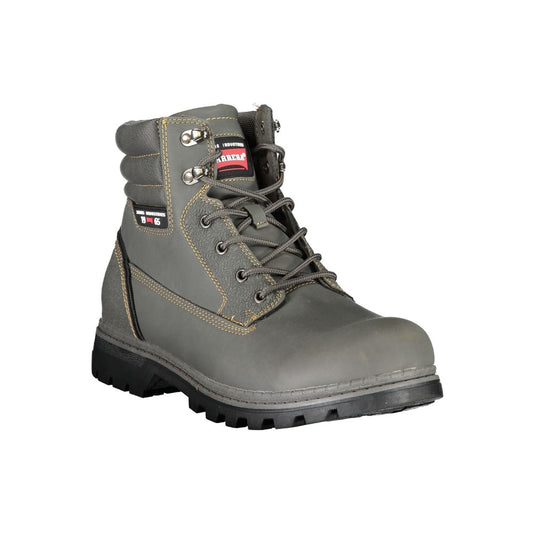 Gray Polyester Mens Boot-Carrera-LabelTerrace.com