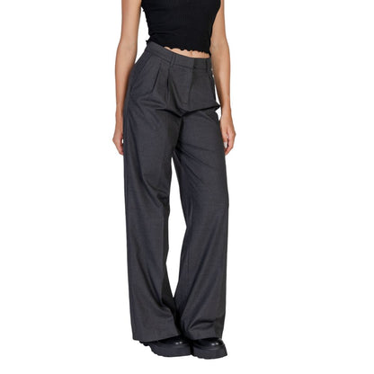 Gray Polyester Pant