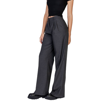 Gray Polyester Pant