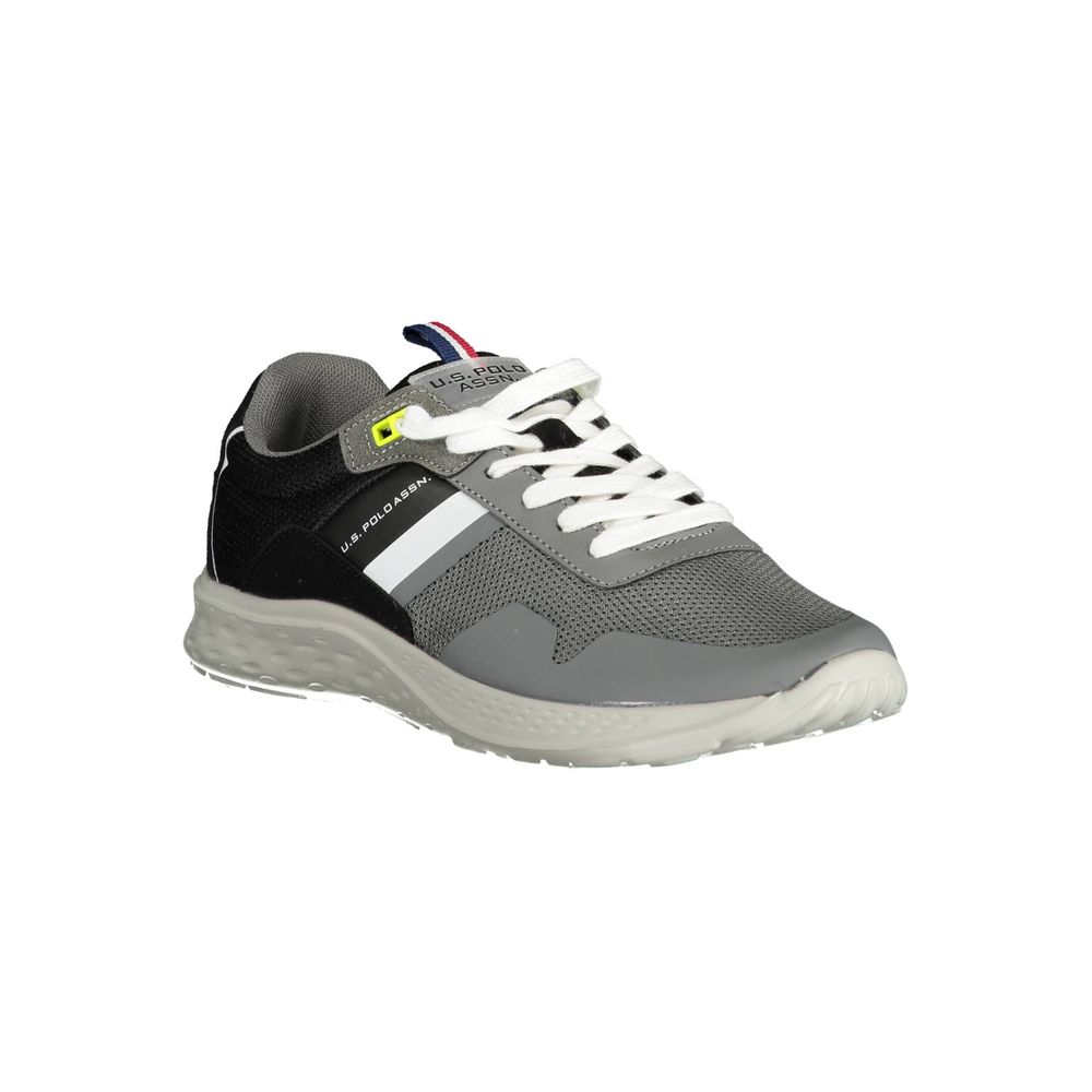 Gray Polyester Sneaker-U.S. POLO ASSN.-LabelTerrace.com