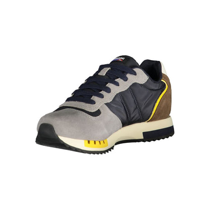 Gray Polyester Sneaker-Blauer-LabelTerrace.com