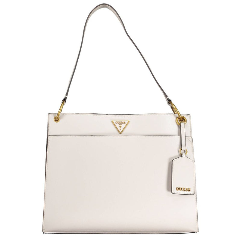 Gray Polyethylene Women Handbag