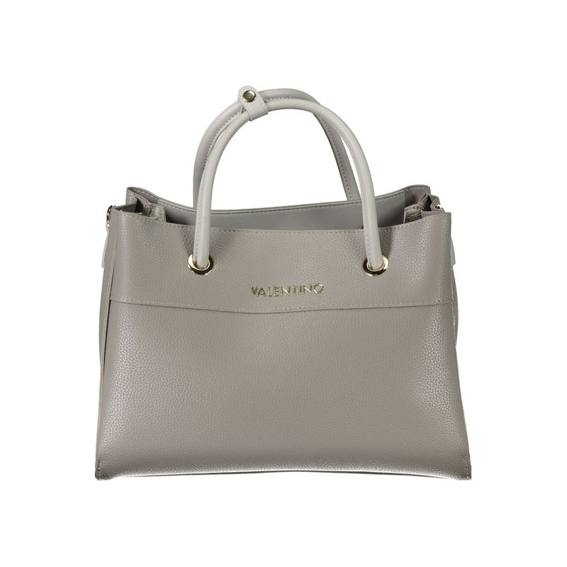 Gray Polyethylene Women Handbag