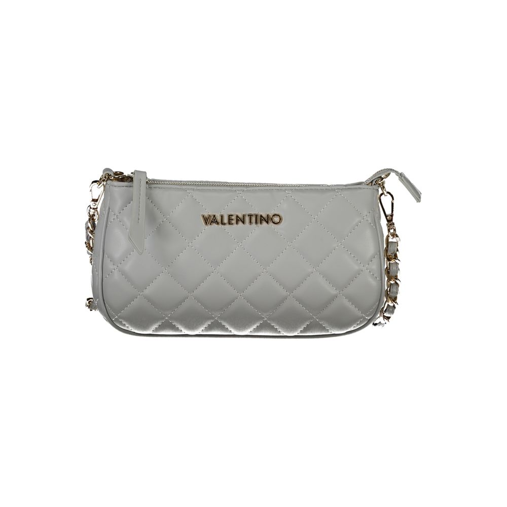 Gray Polyethylene Women Handbag-Mario Valentino-LabelTerrace.com