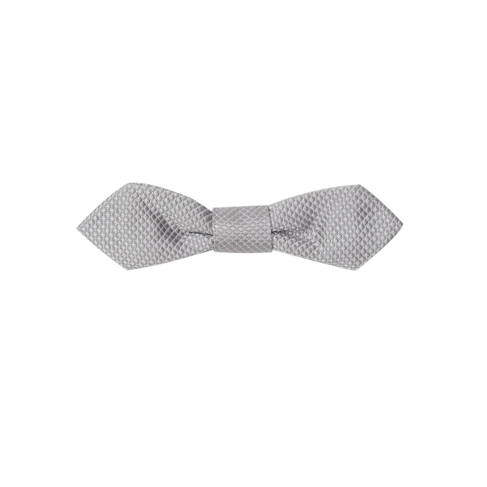 Gray Silk Bowty-Dolce & Gabbana-LabelTerrace.com