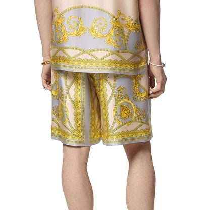 La Coupe Des Dieux Silk Shorts-Versace-LabelTerrace.com