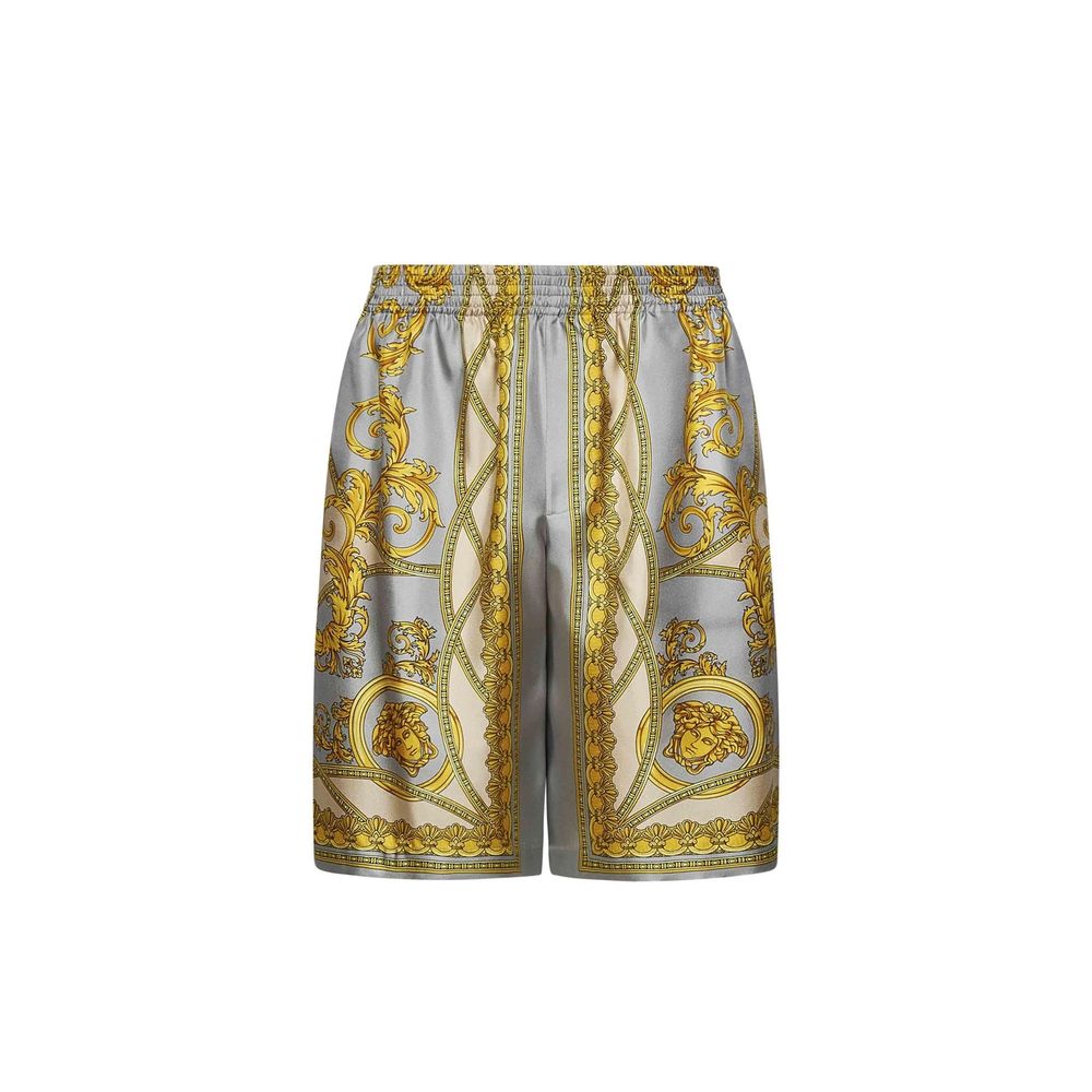 La Coupe Des Dieux Silk Shorts-Versace-LabelTerrace.com
