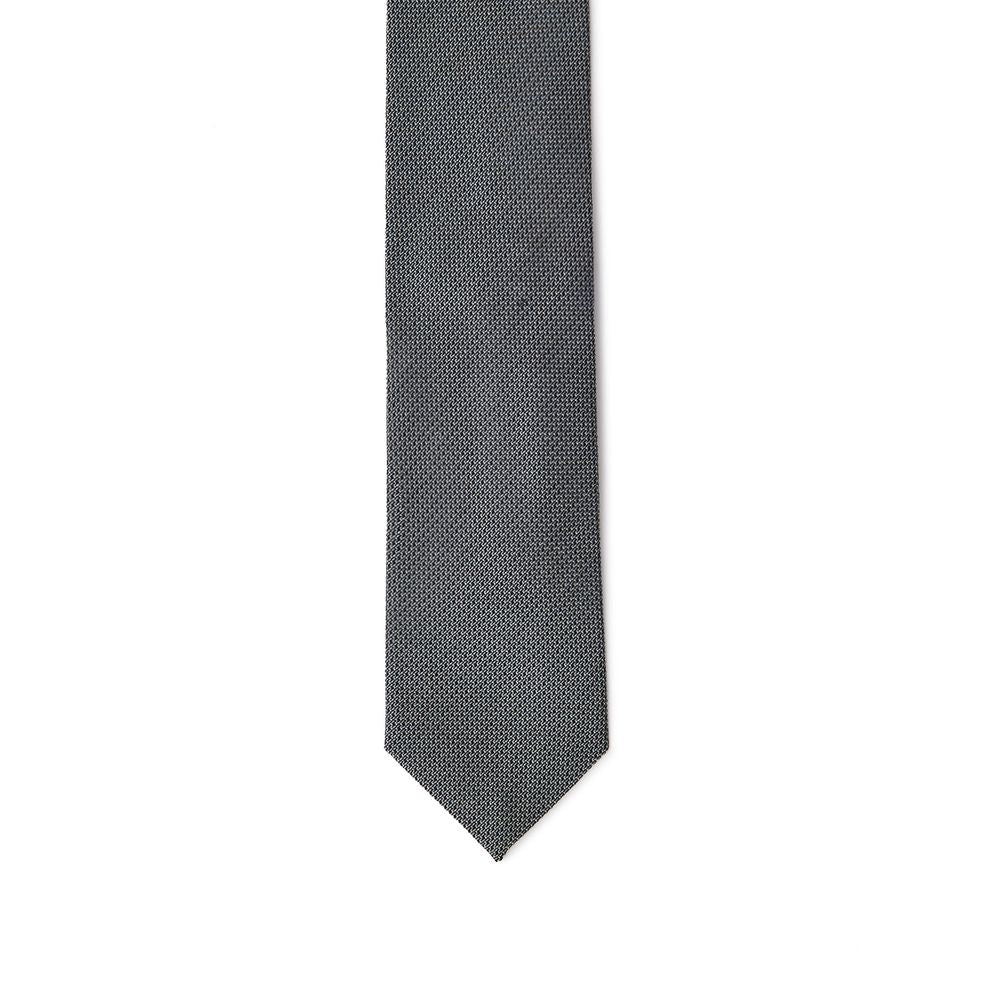 Gray Silk Tie