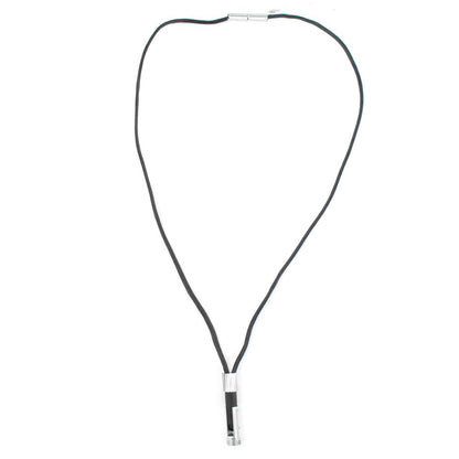 Gray Stainless Steel Necklace