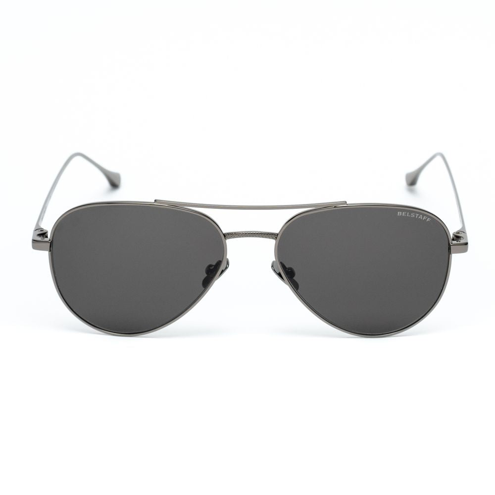 Gray Stainless Steel Sunglasses-Belstaff-LabelTerrace.com