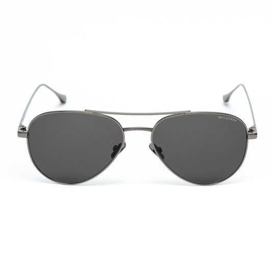 Gray Stainless Steel Sunglasses-Belstaff-LabelTerrace.com