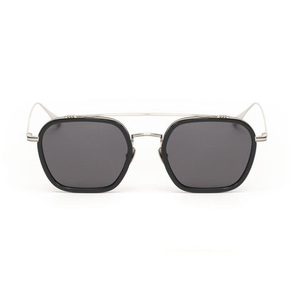 Gray Stainless Steel Sunglasses-Belstaff-LabelTerrace.com