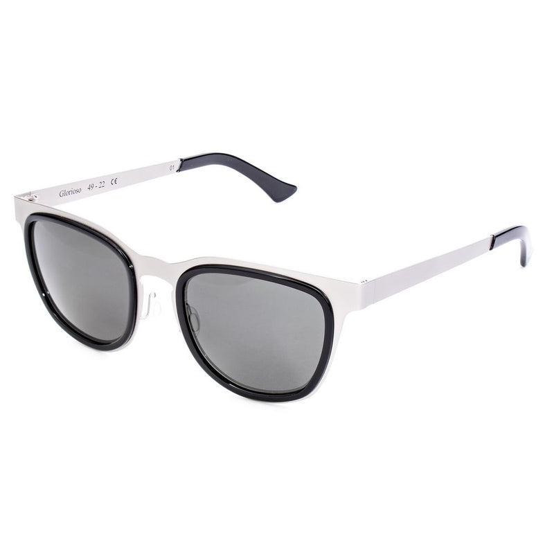 Gray Stainless Steel Sunglasses-LGR-LabelTerrace.com