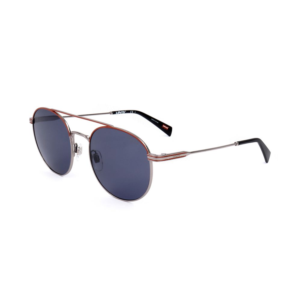 Gray Stainless Steel Sunglasses-Levi's-LabelTerrace.com