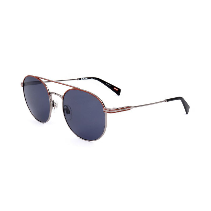 Gray Stainless Steel Sunglasses-Levi's-LabelTerrace.com