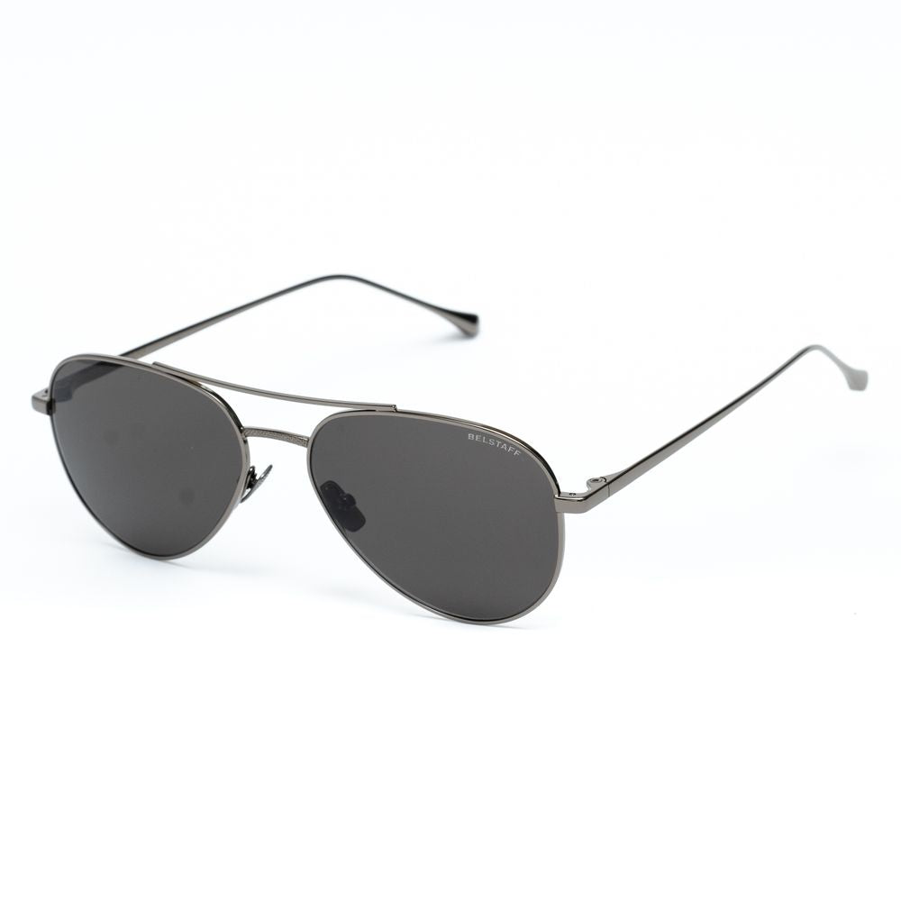 Gray Stainless Steel Sunglasses-Belstaff-LabelTerrace.com