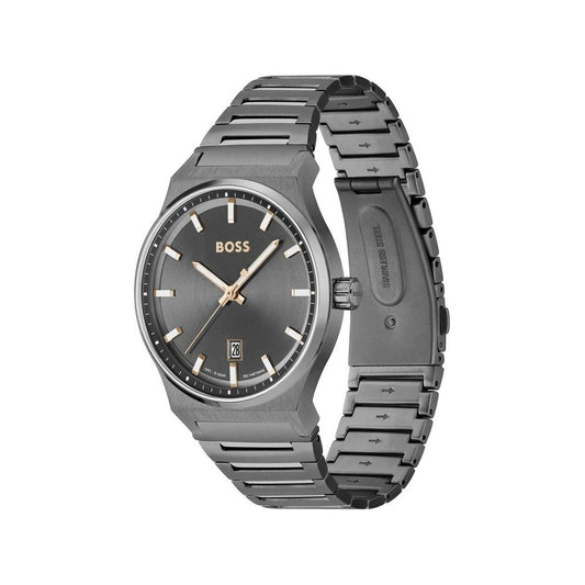 Gray Stainless Steel Watch-Hugo Boss-LabelTerrace.com