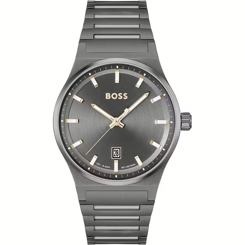 Gray Stainless Steel Watch-Hugo Boss-LabelTerrace.com
