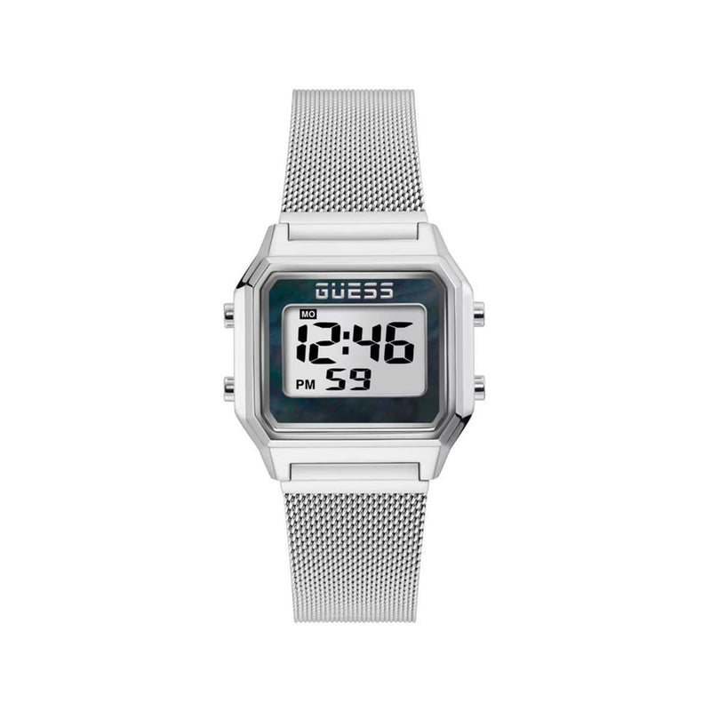 Gray Stainless Steel Watch-Guess-LabelTerrace.com