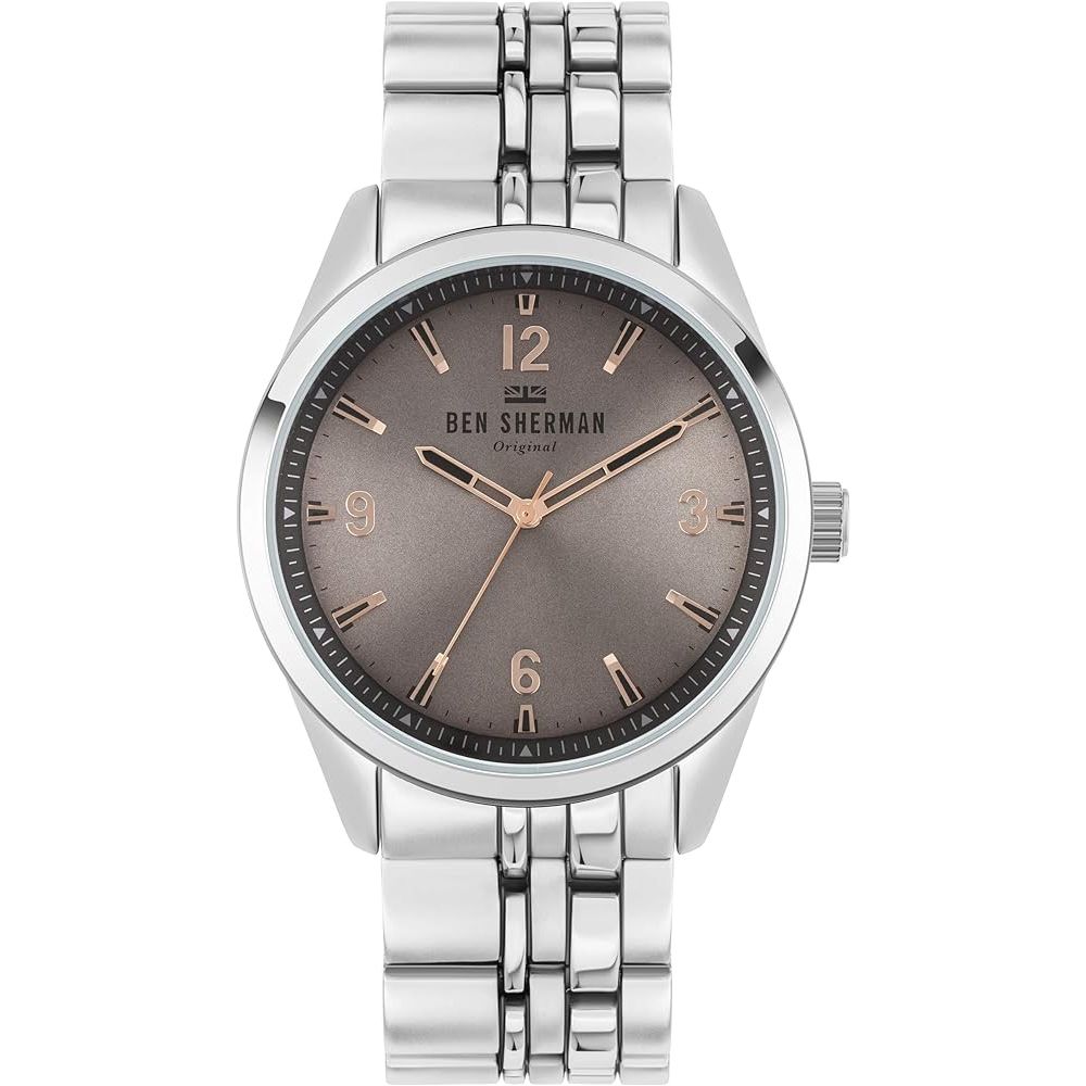 Gray Stainless Steel Watch-Ben Sherman-LabelTerrace.com